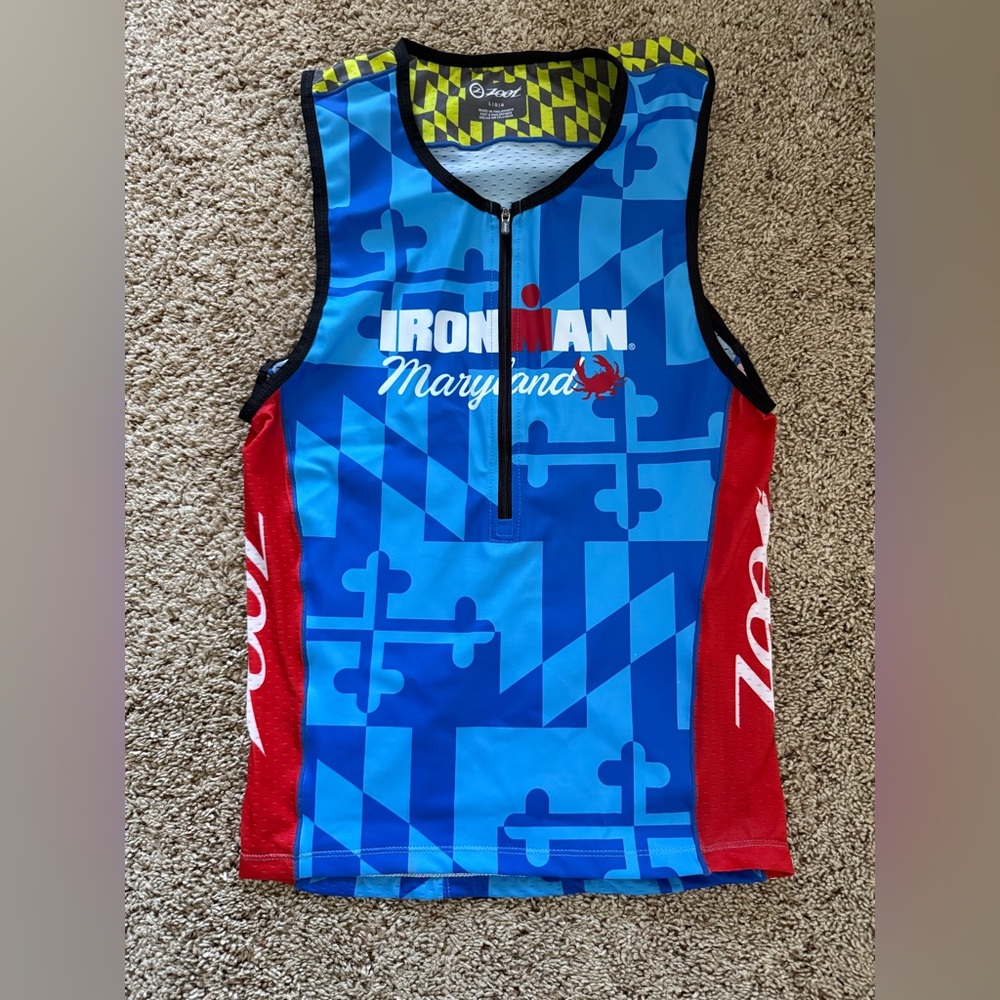 Zoot Men’s Ironman Maryland Tri Triathlon Tank Large